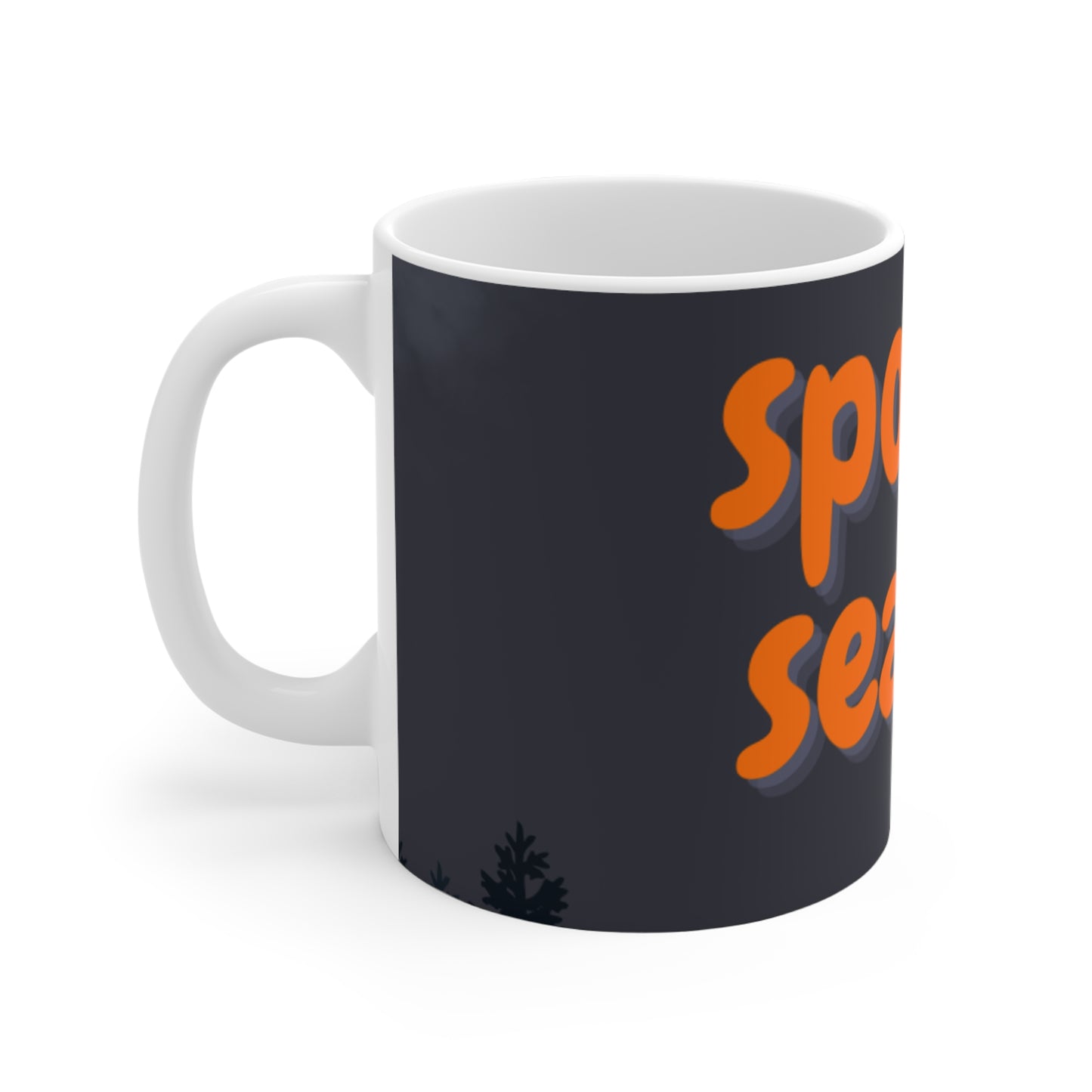 Spooky Season Mug, Halloween Coffee Cup, Fall Drinkware, Pumpkin Spice Mug, Autumn Gift Idea, Holiday Beverage Container
