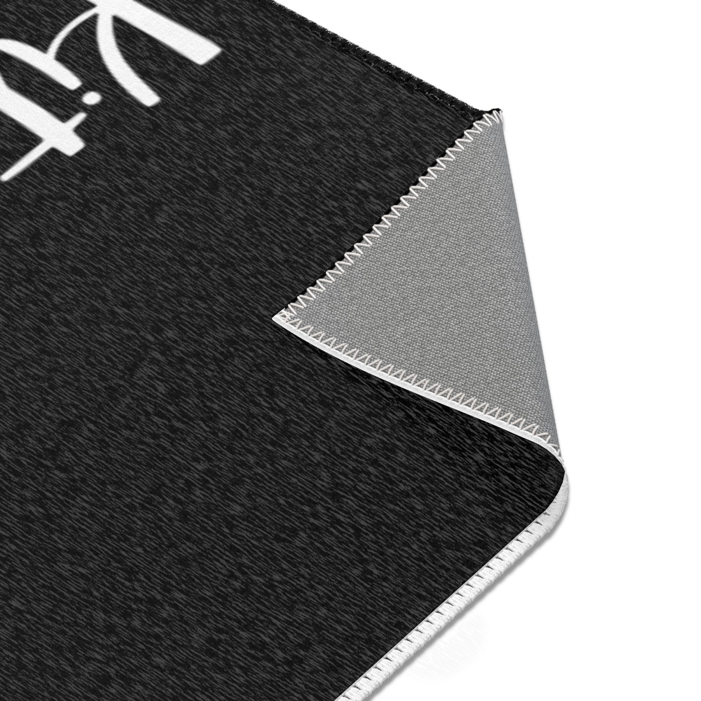 Chic Kitchen Area Rug, Cozy Home Decor, Black & White Kitchen Mat, Modern Rug, Cooking Gift, Kitchen Lover's Décor