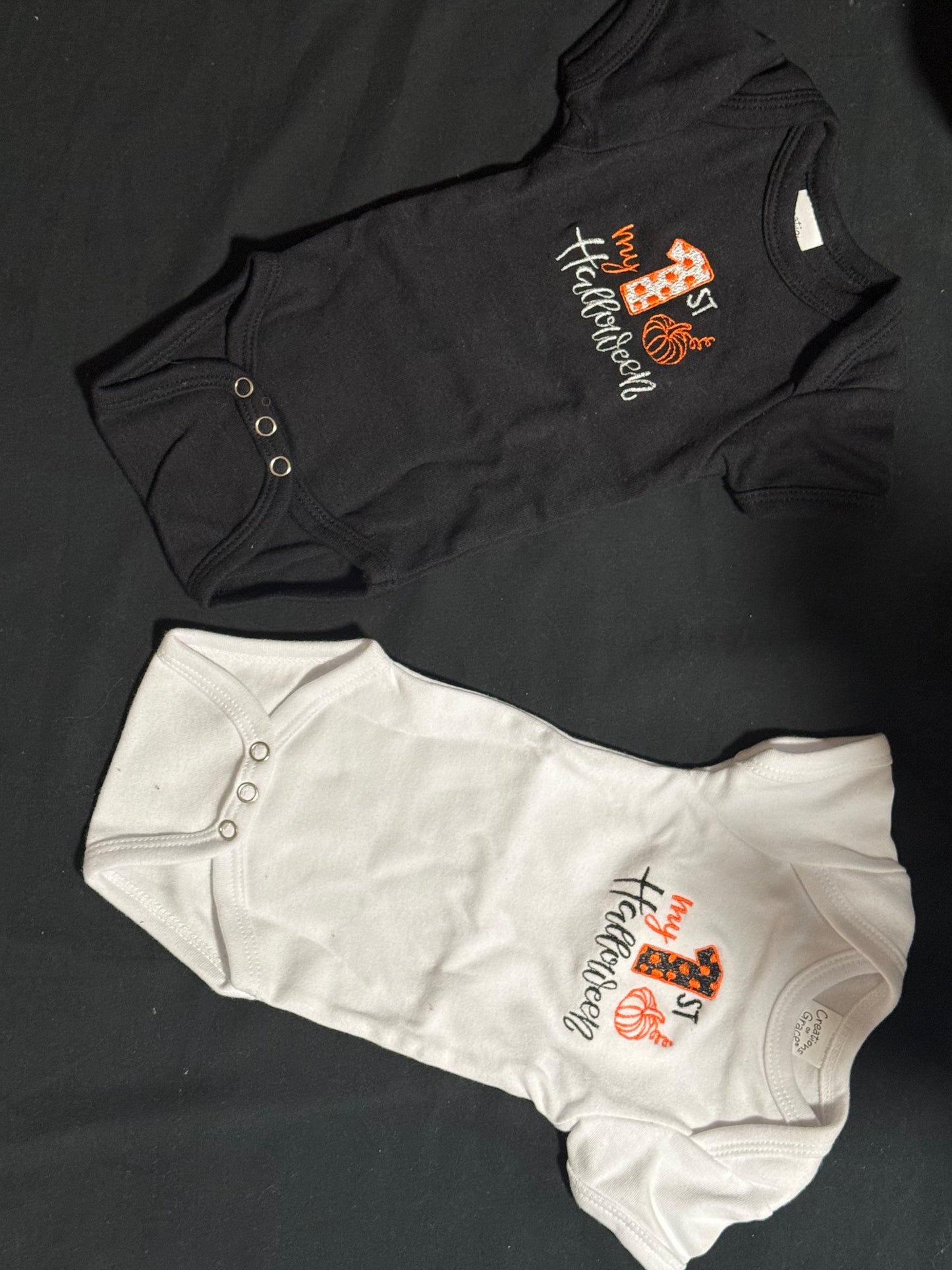 Embroidered Halloween Onesie