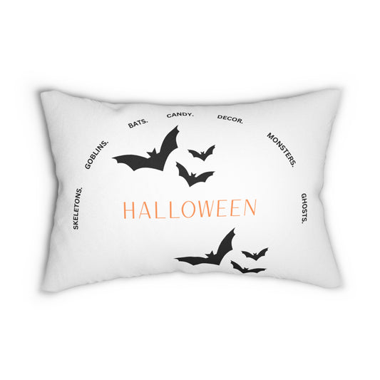 Halloween Decorative Pillow, Spooky Home Decor, Pumpkin Patch Accent, Cozy Fall Vibes, Unique Gift for Halloween Lovers