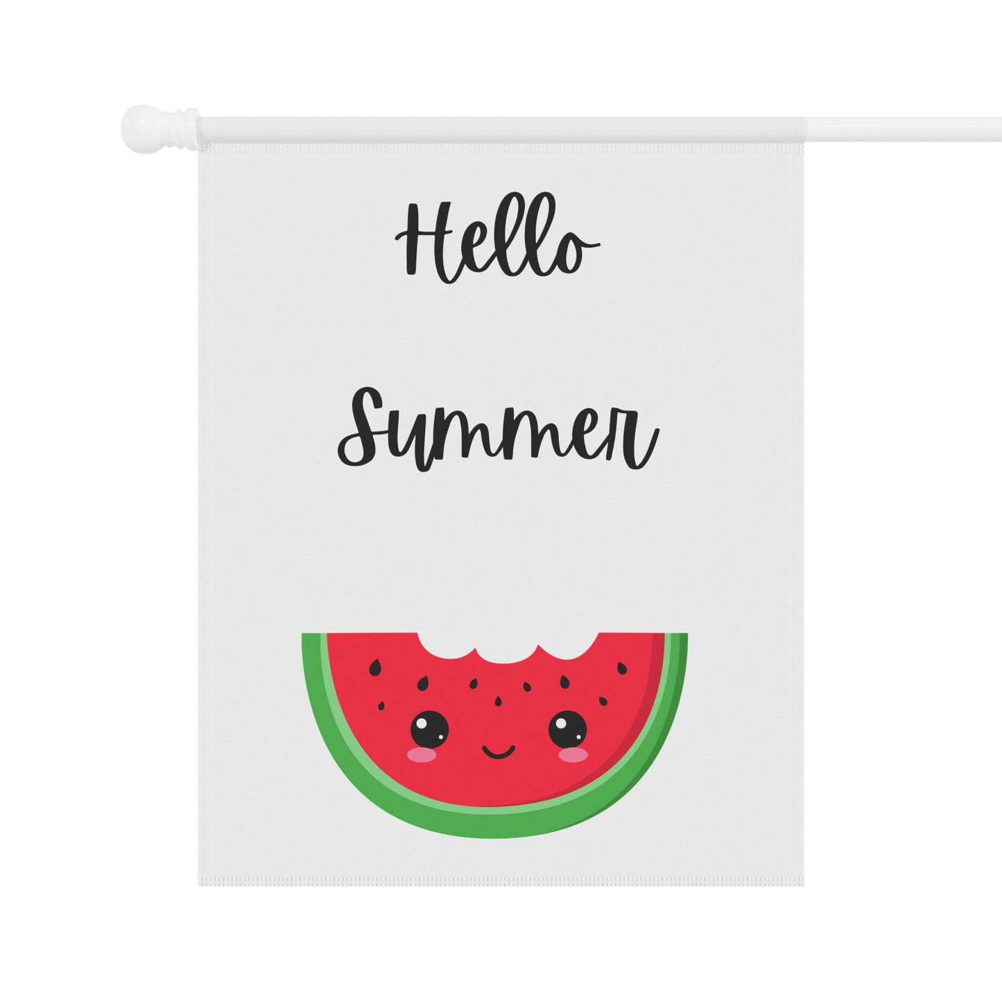 Hello Summer Watermelon Garden Flag