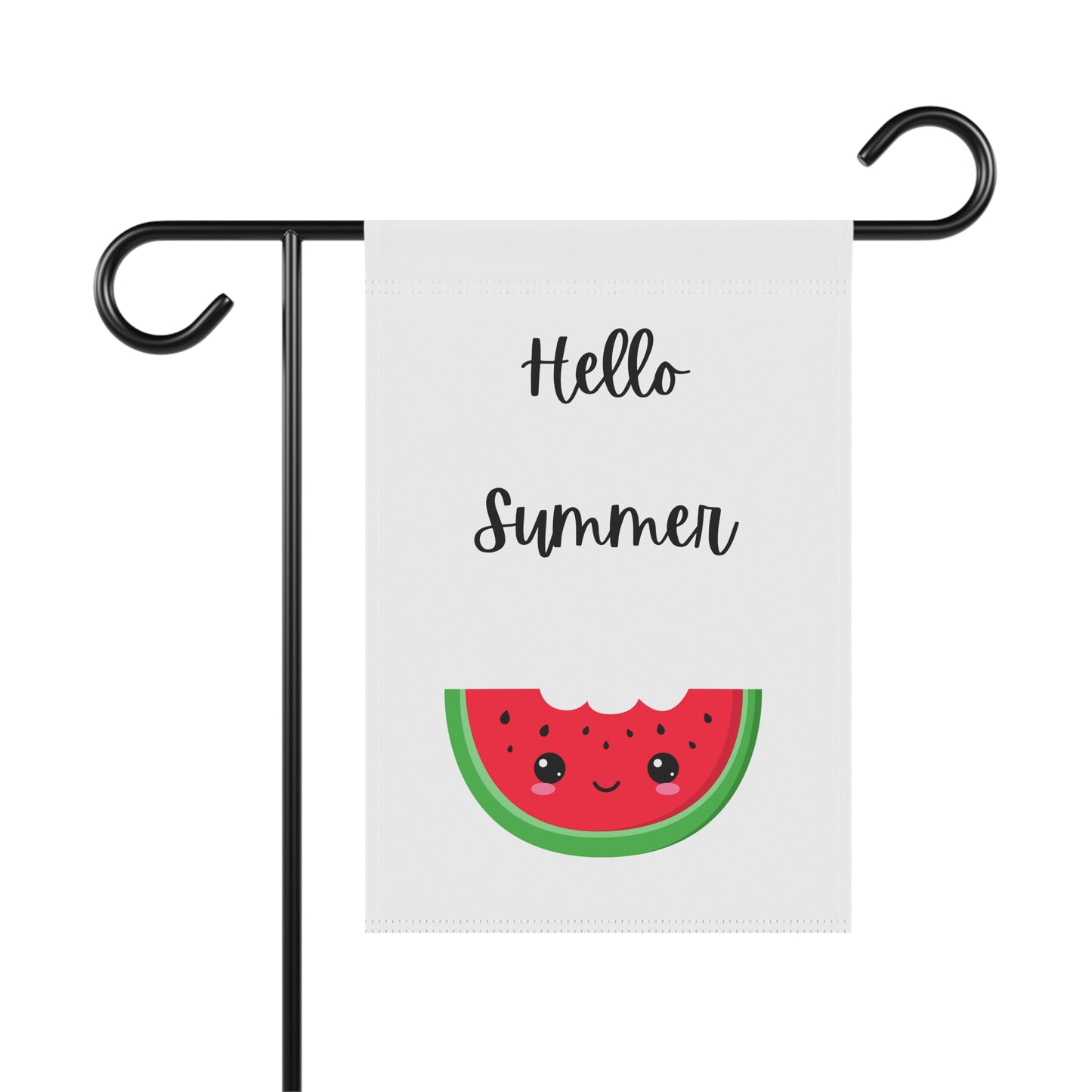 Hello Summer Watermelon Garden Flag