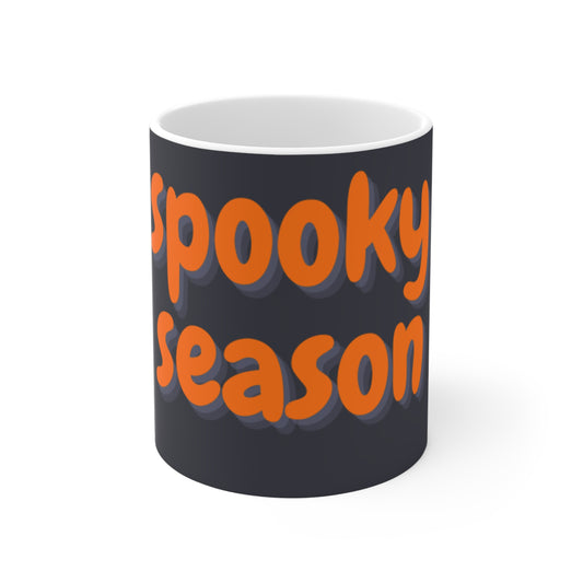 Spooky Season Mug, Halloween Coffee Cup, Fall Drinkware, Pumpkin Spice Mug, Autumn Gift Idea, Holiday Beverage Container