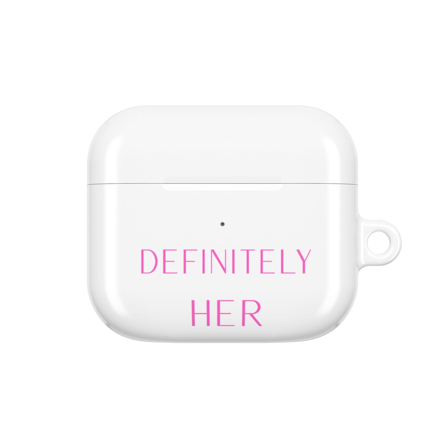 Definitely Her AirPod Case — Pink Feminine Protective Case