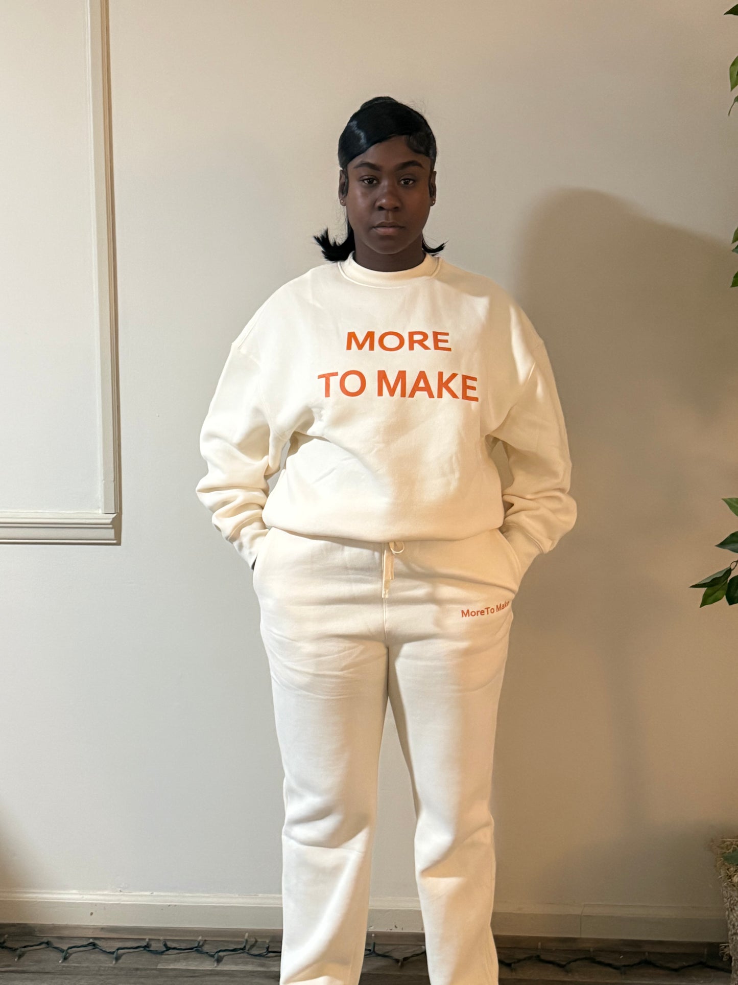 MORE TO MAKE-                            BEIGE SET