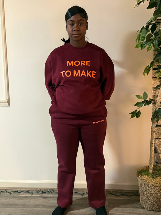 MORE TO MAKE-BURGUNDY SET