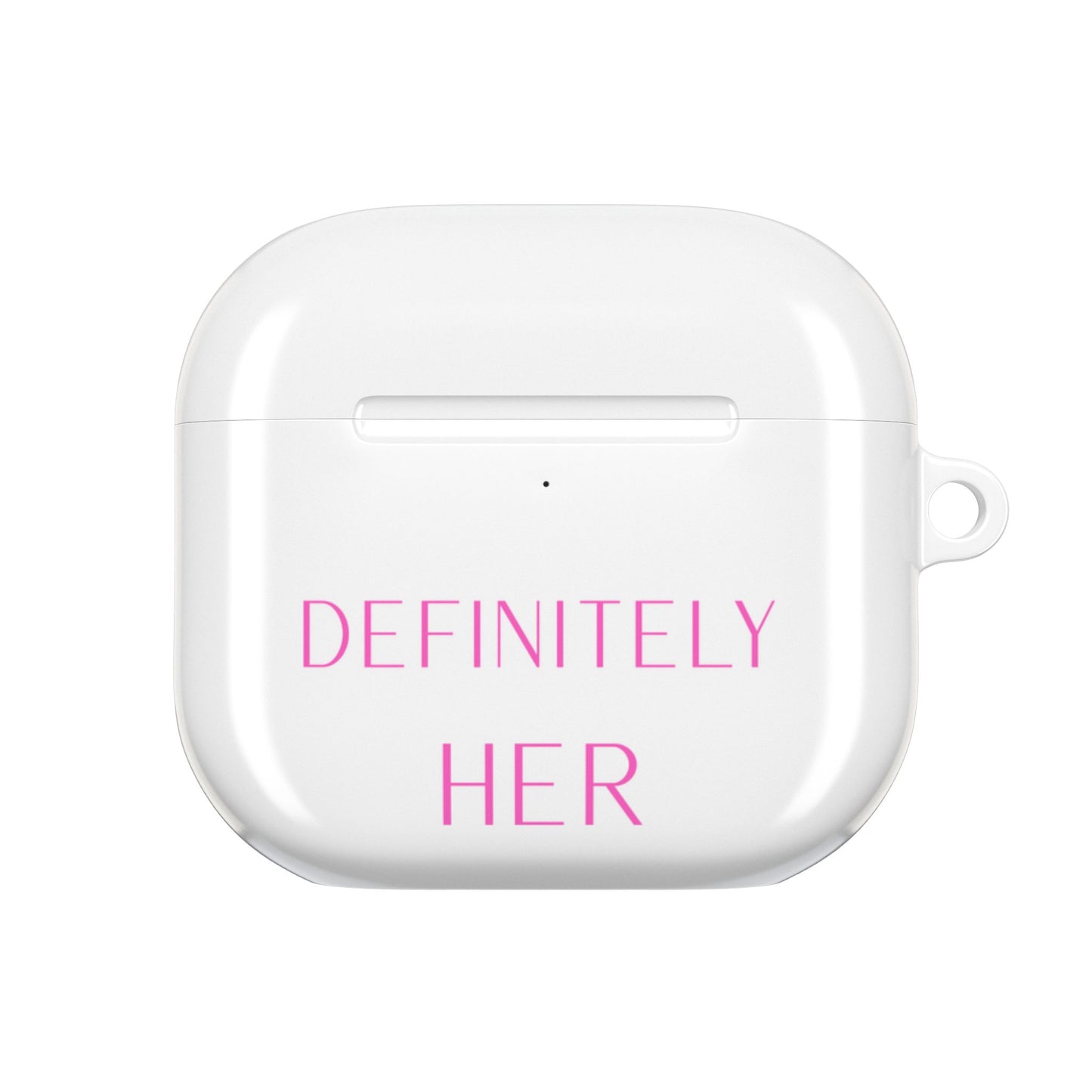 Definitely Her AirPod Case — Pink Feminine Protective Case