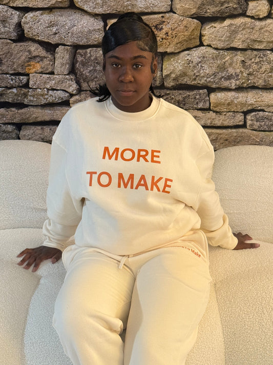 MORE TO MAKE-                            BEIGE SET