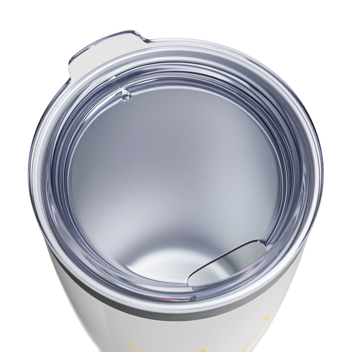 20oz Stainless Tumbler — "Stay Trippin" Yellow Script Travel Cup