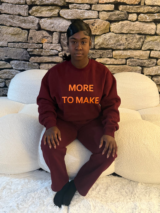 MORE TO MAKE-BURGUNDY SET