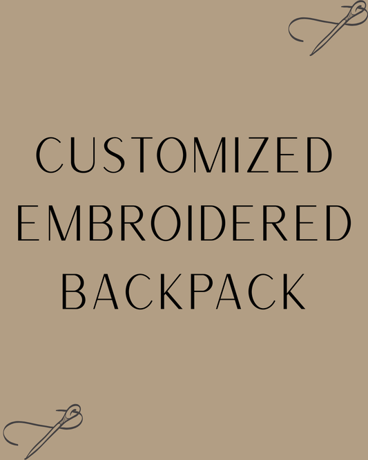 CUSTOM EMBROIDERED BACK PACK